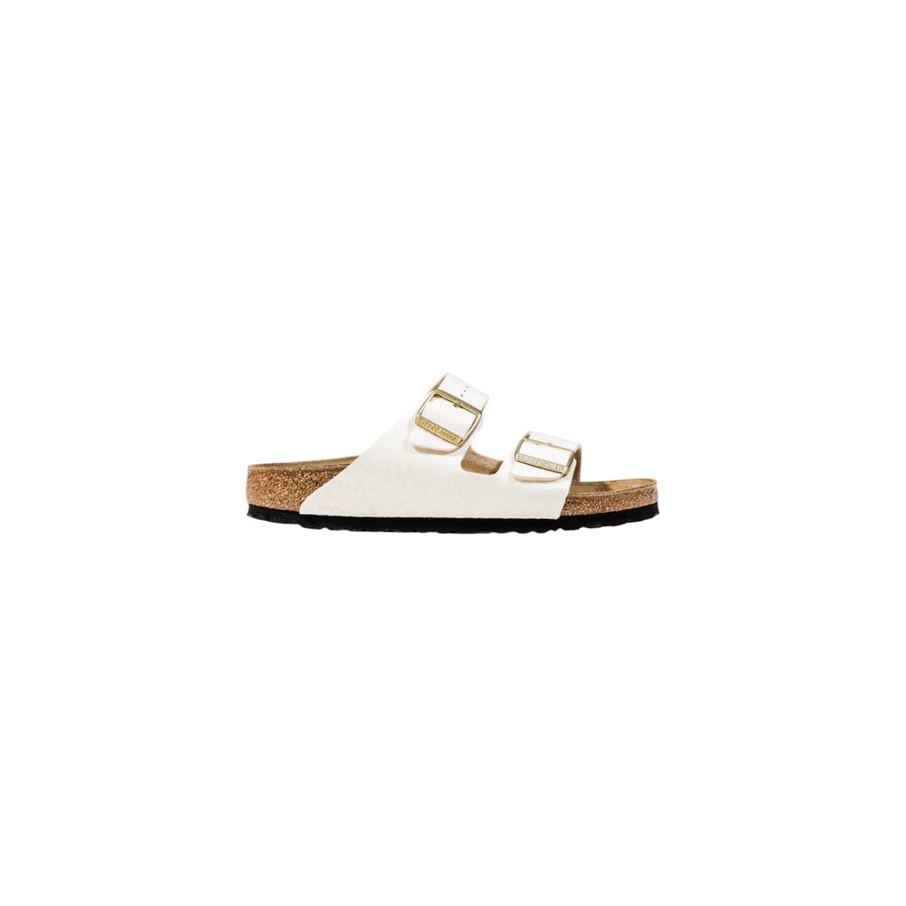 Birkenstock Beige Artificial Leather Flat Sandals