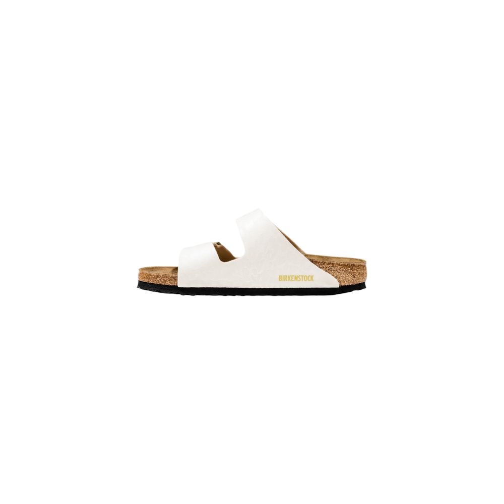 Birkenstock Beige Artificial Leather Flat Sandals