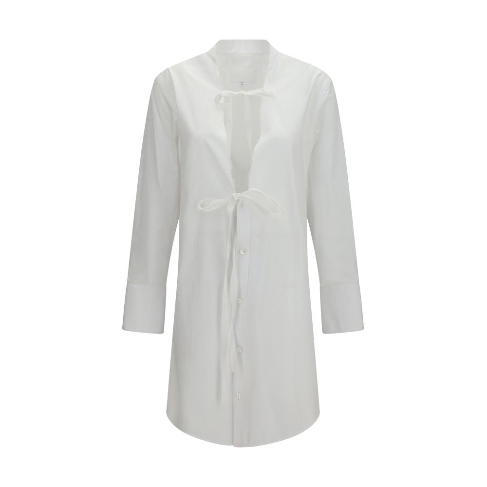 Maison Margiela White Cotton Casual Dress