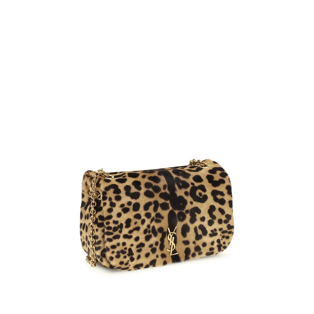 Saint Laurent Multicolor Horsehair Shoulder Bag