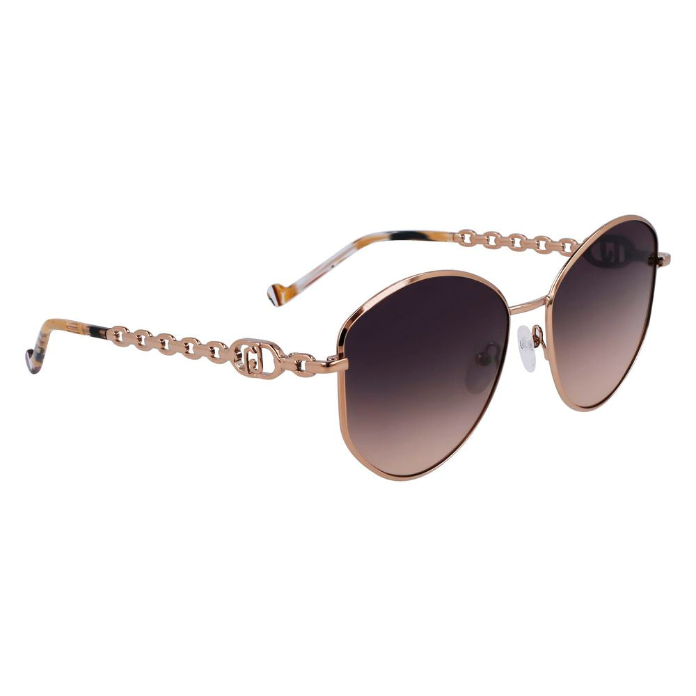 Liu Jo Gold Metal Sunglasses