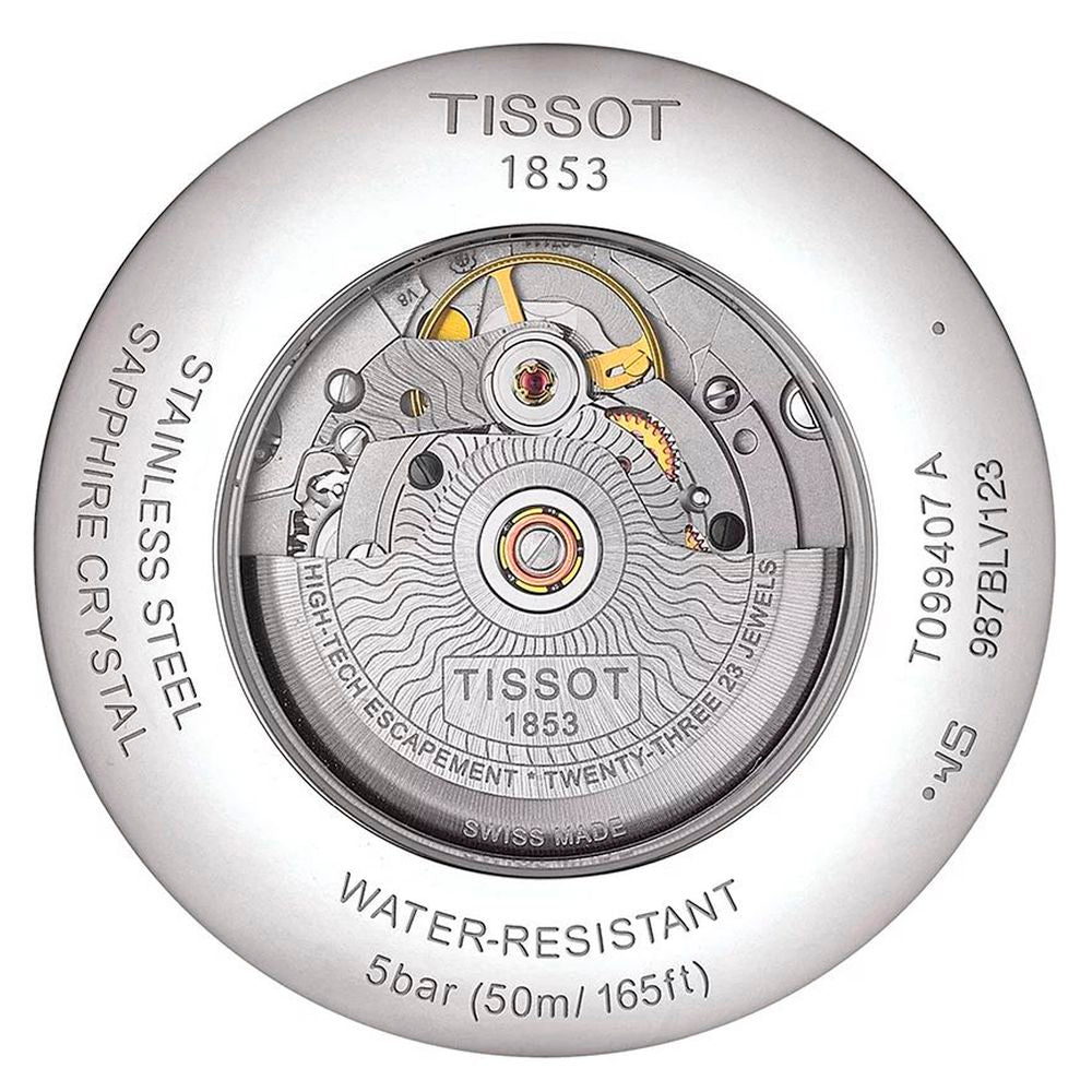 Tissot Gray Stainless Steel Dress Watch
