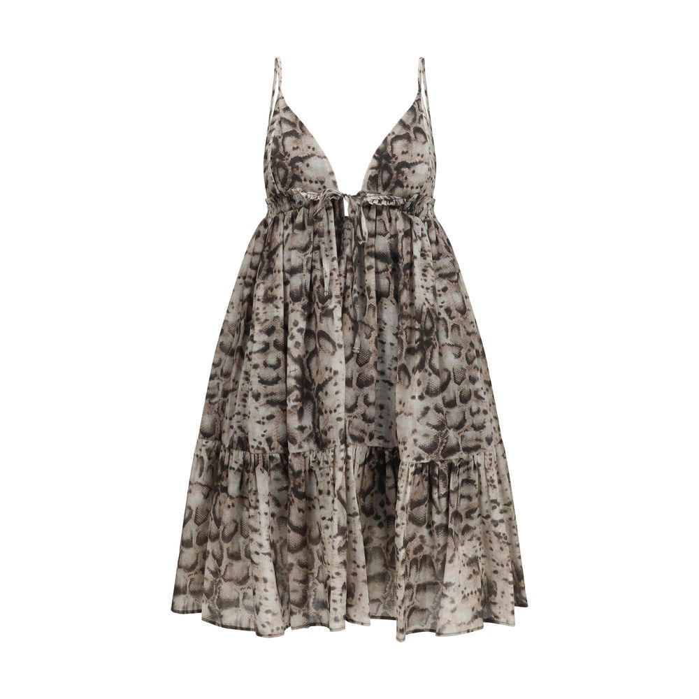 PINKO Beige Cotton Casual Dress