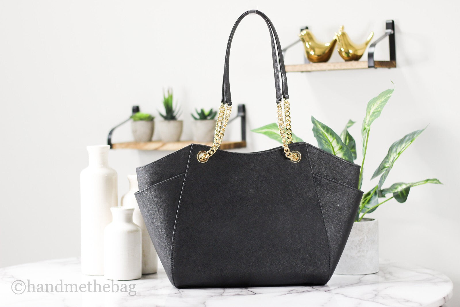 Michael Kors Jet Set Large Chain Shoulder Tote Bag