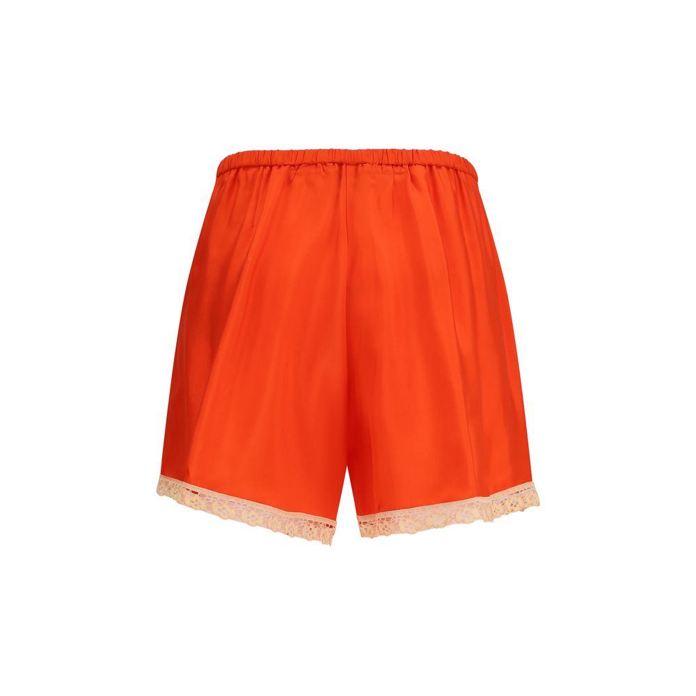 Forte_Forte Multicolor Viscose Bermuda Shorts