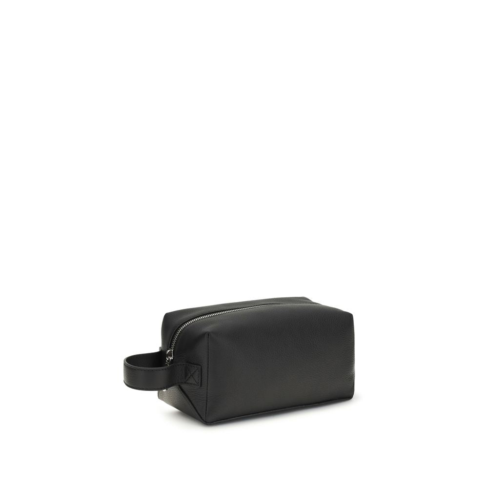 Fendi Black Calf Leather Bos Taurus Luggage And Travel