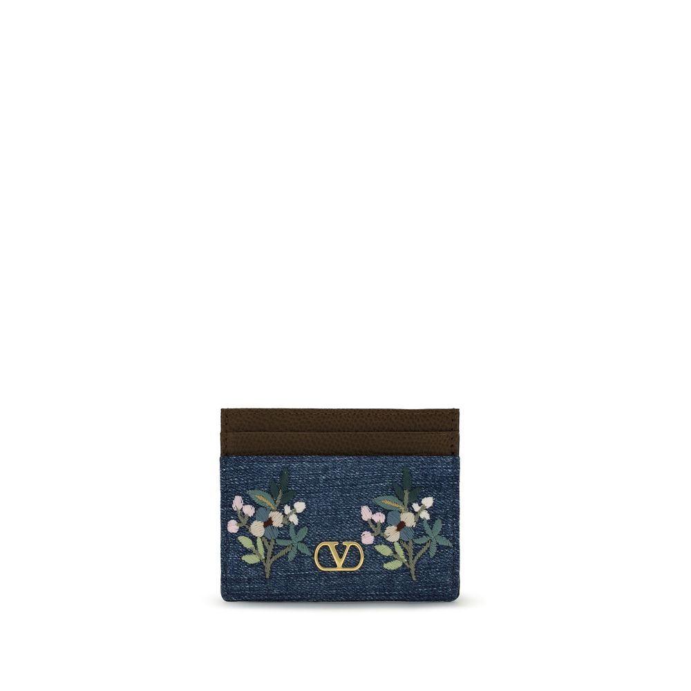 Valentino Garavani Multicolor Calf Leather Bos Taurus Wallet