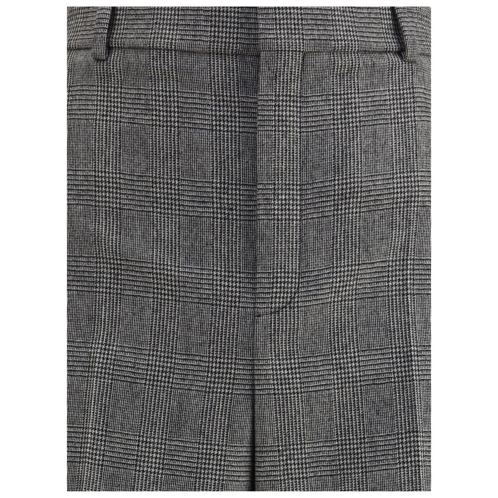 Saint Laurent Gray Wool Dress Pants