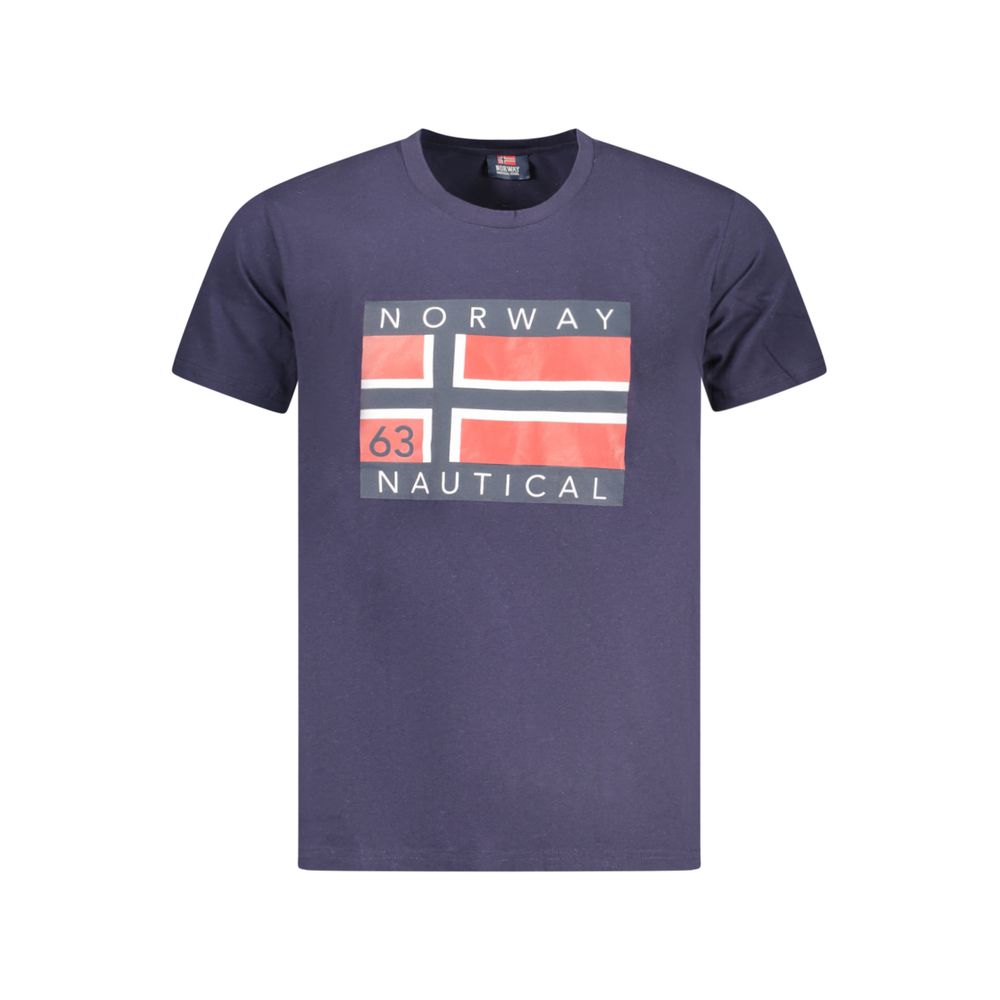 Norway 1963 Blue Cotton T-Shirt