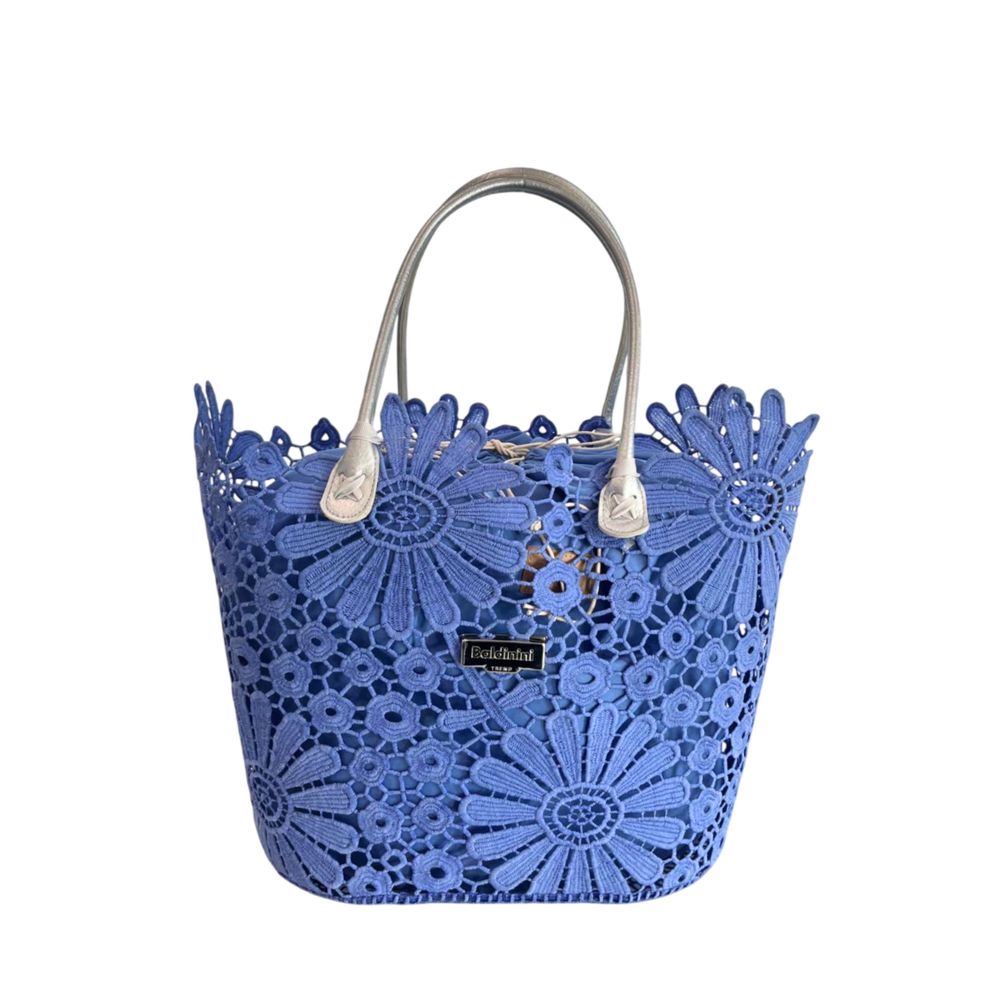 Baldinini Trend Blue PU Women Handbag