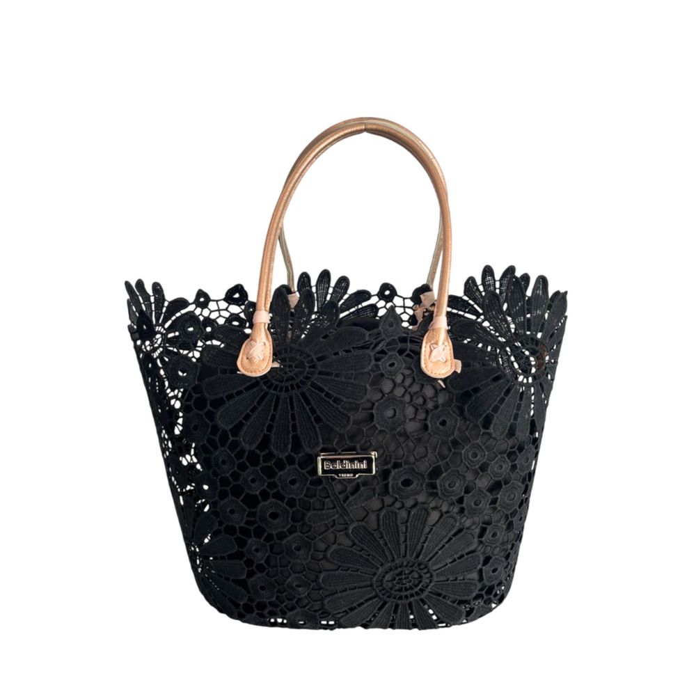 Baldinini Trend Black PU Women Handbag