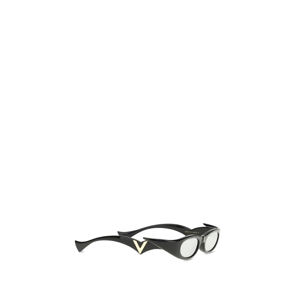 Valentino Garavani Black Acetate Sunglasses