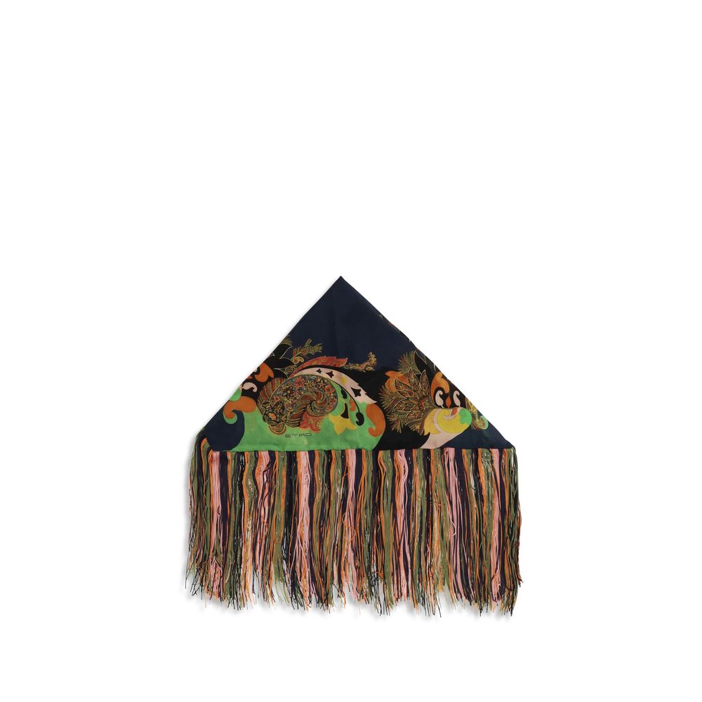 Etro Multicolor Silk Scarf