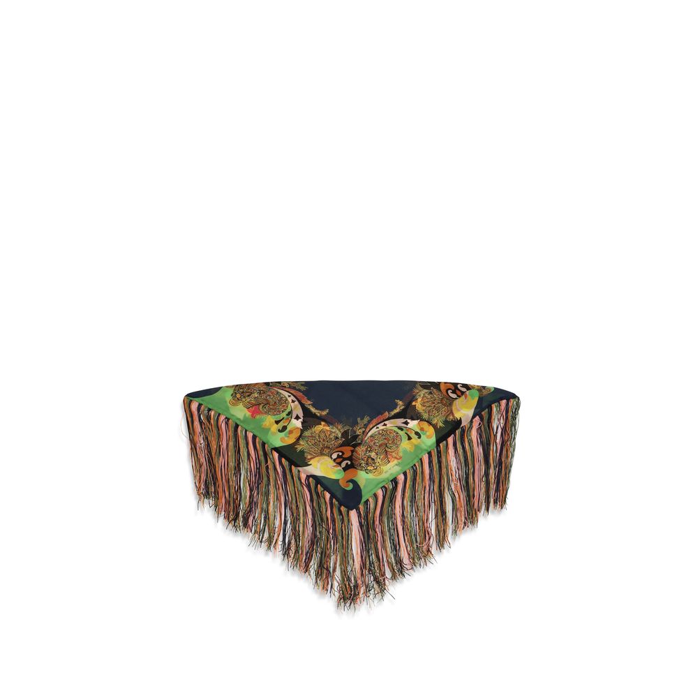 Etro Multicolor Silk Scarf