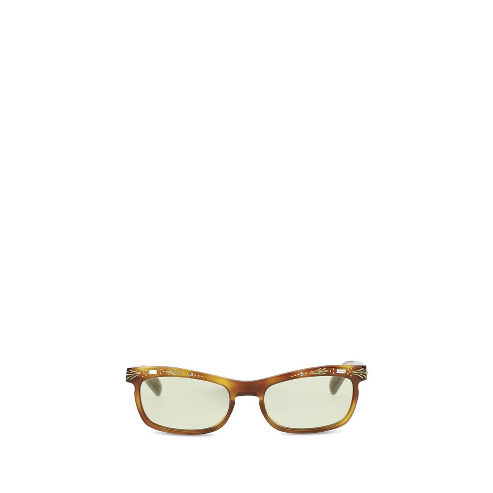 Valentino Garavani Brown Acetate Sunglasses