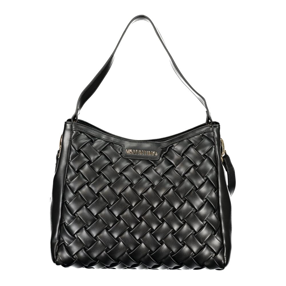 Mario Valentino Black Polyurethane Women's Bag