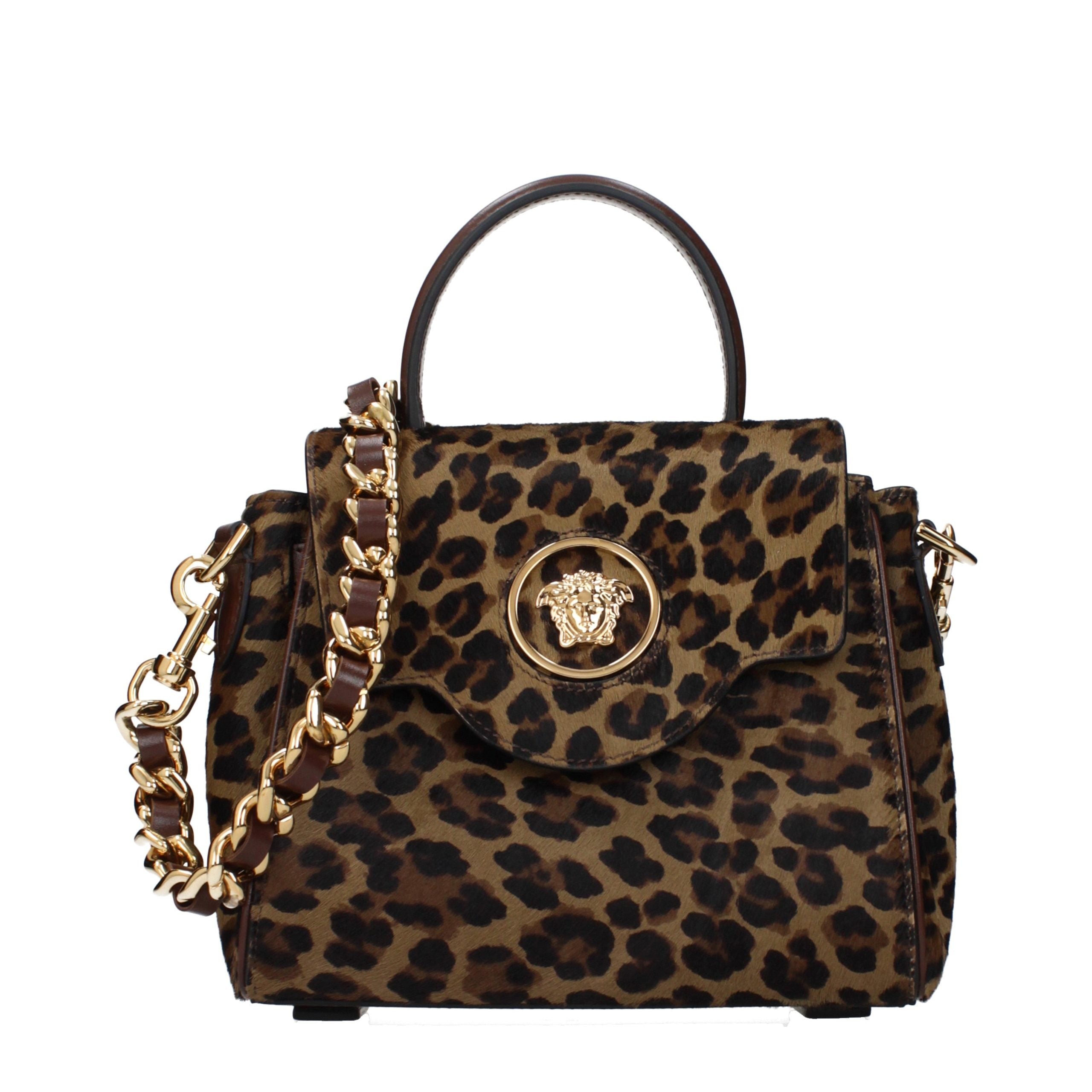 Versace Multicolor Horsehair Handbag
