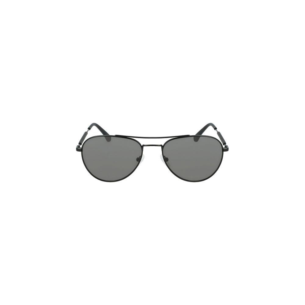 Calvin Klein Black Metal Men Sunglasses
