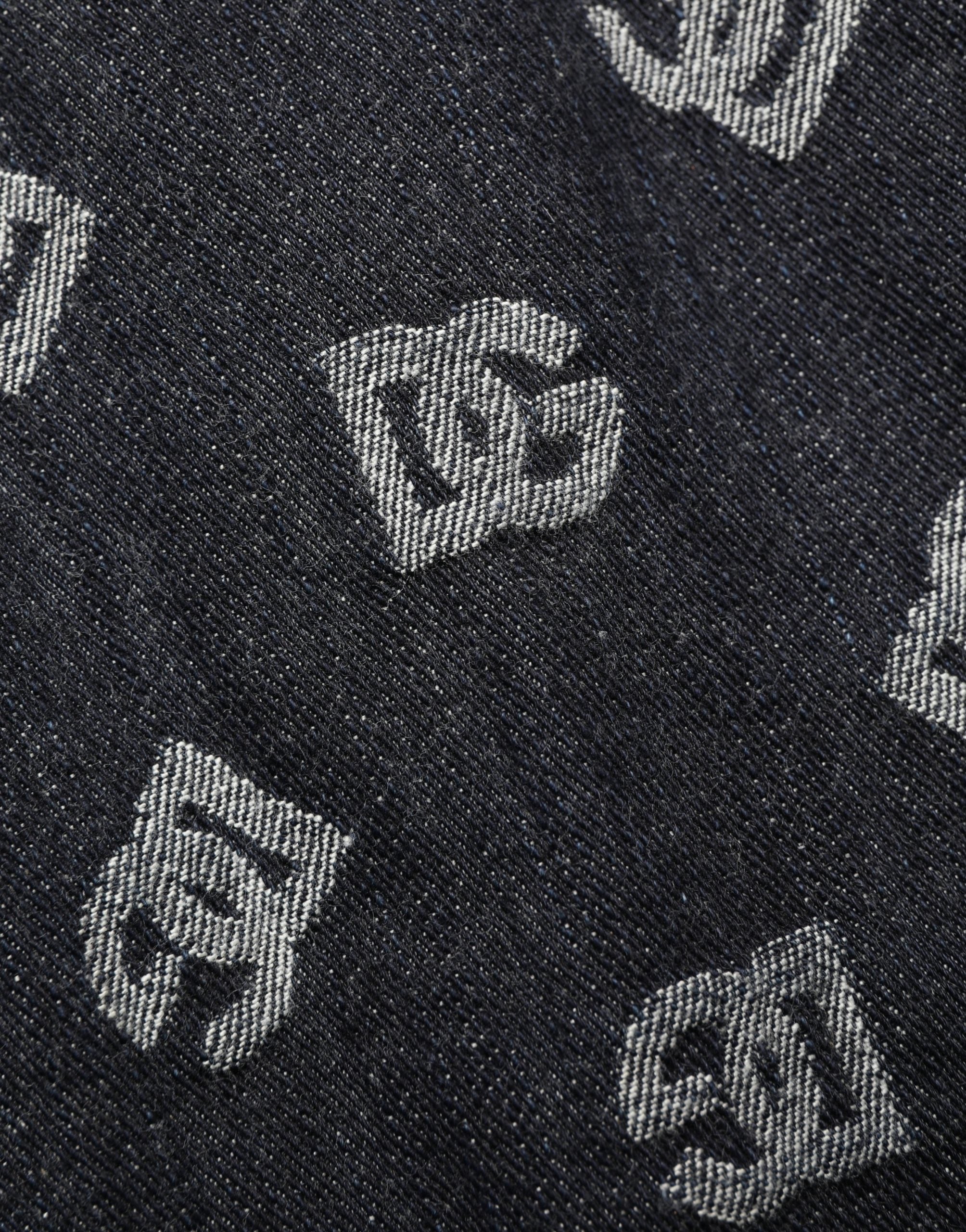 Dolce & Gabbana Black Cotton DG Logo Patterned Mini Dress