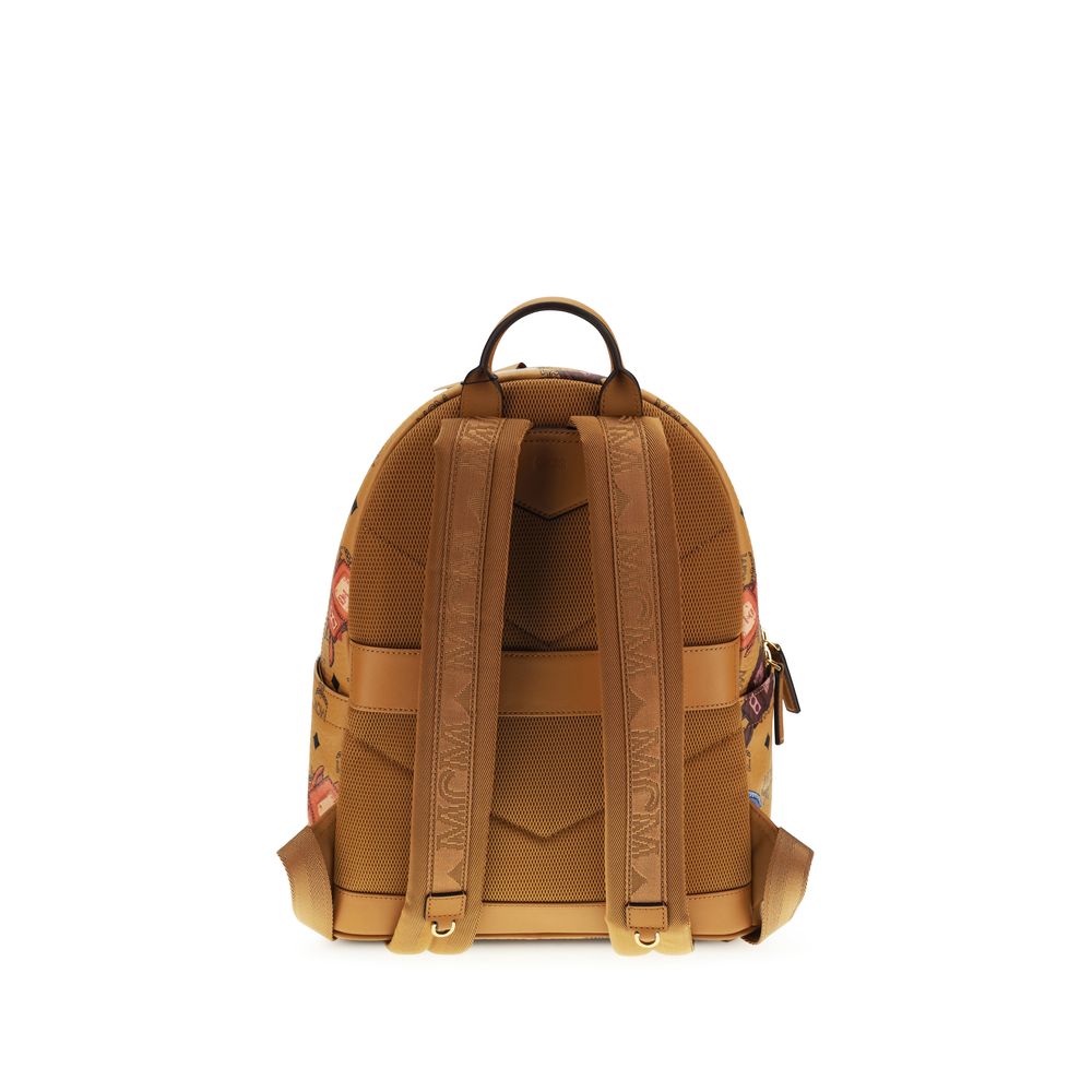 MCM Beige Lamb Ovis Aries Aries Backpack