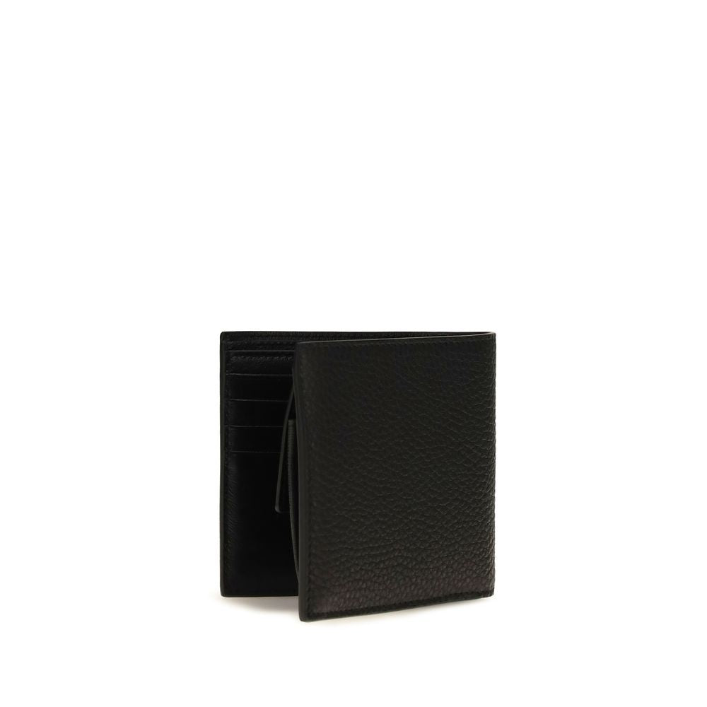 Balenciaga Black Calf Leather Bos Taurus Wallet