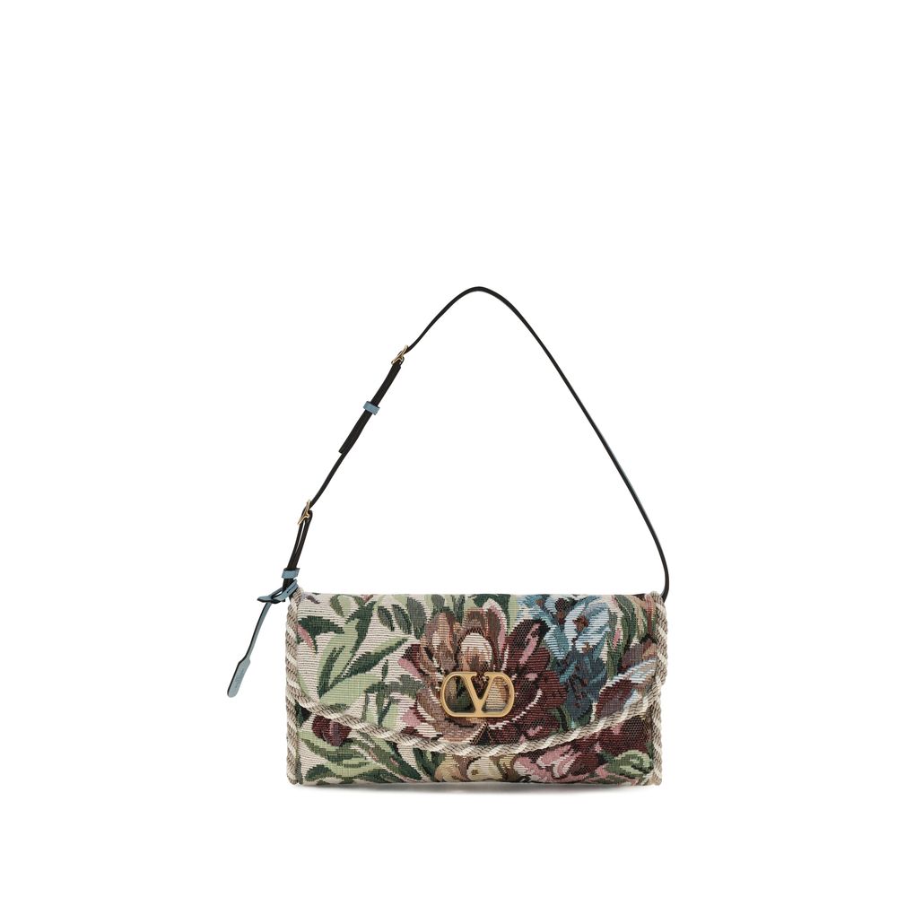 Valentino Garavani Multicolor Fabric Shoulder Bag