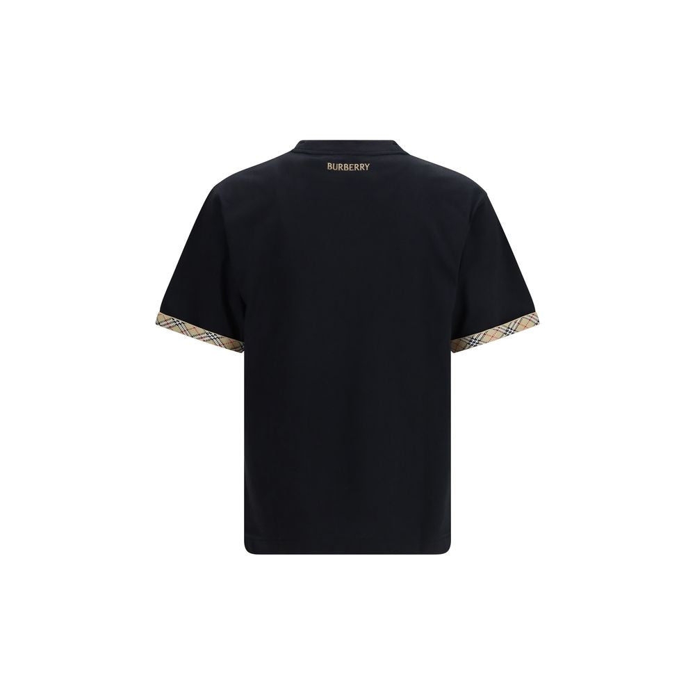 Burberry Black Cotton T-Shirt