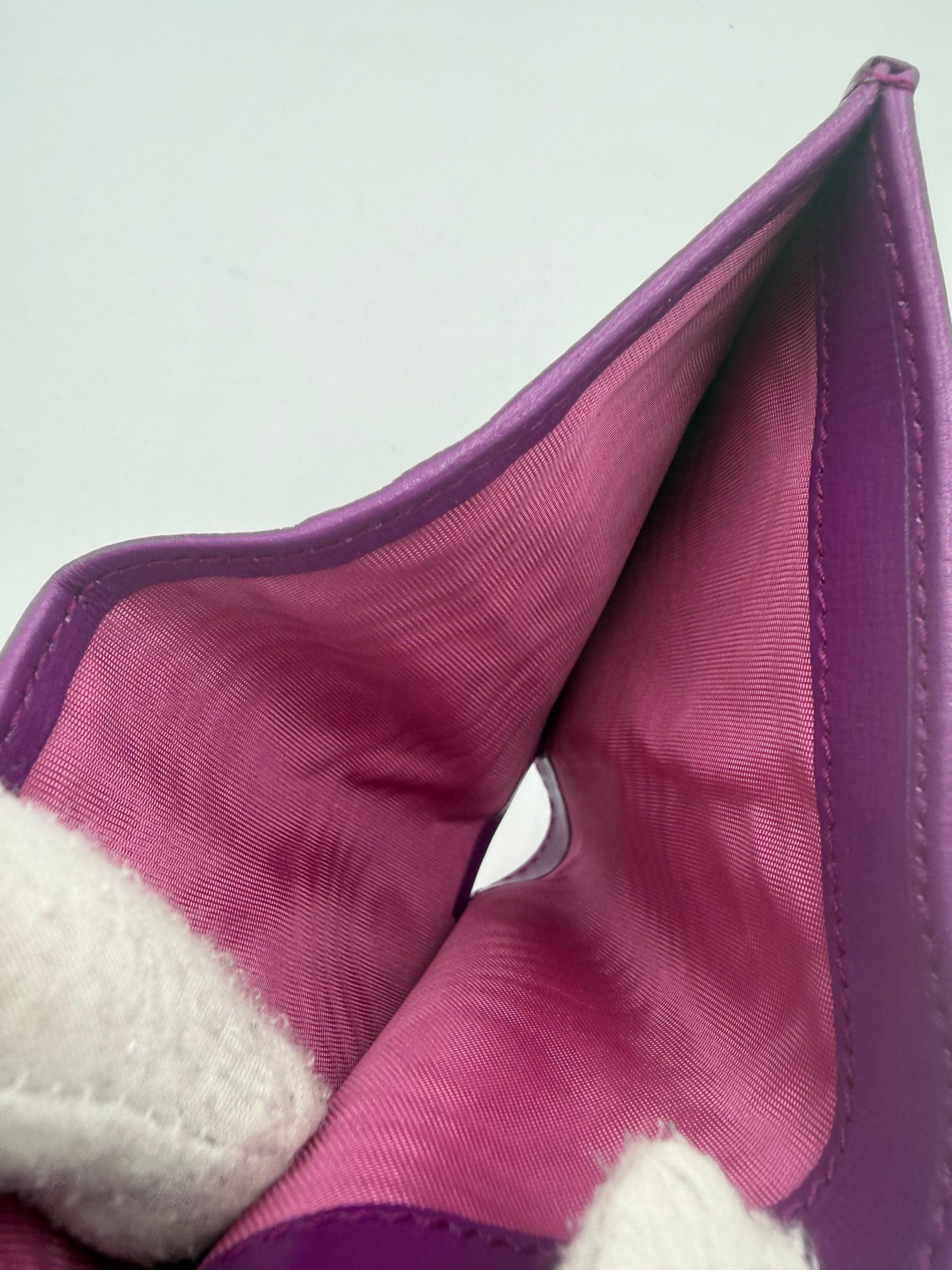 Gucci GUCCI HORSEBIT Purple Compact Wallet