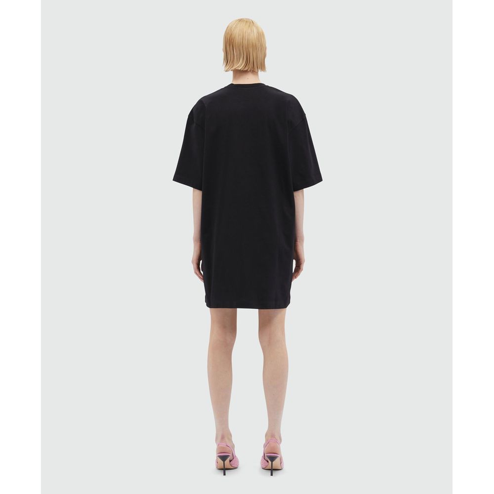 MSGM Black Cotton Casual Dress