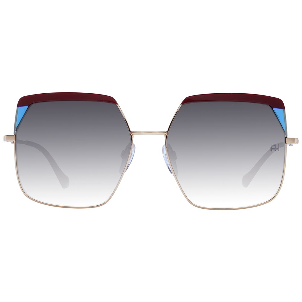 Ana Hickmann Gold Metal Sunglasses