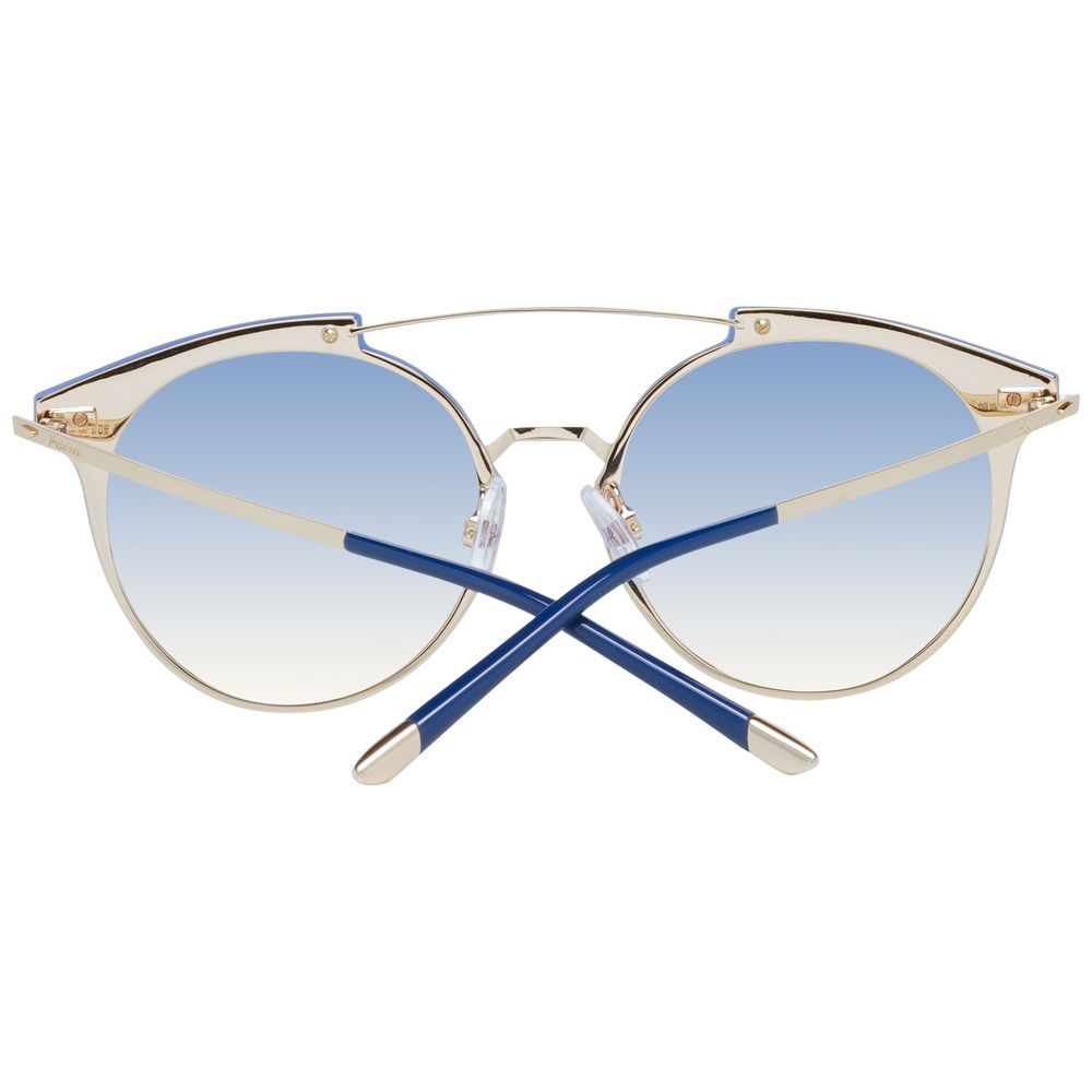 Ana Hickmann Gold Metal Sunglasses