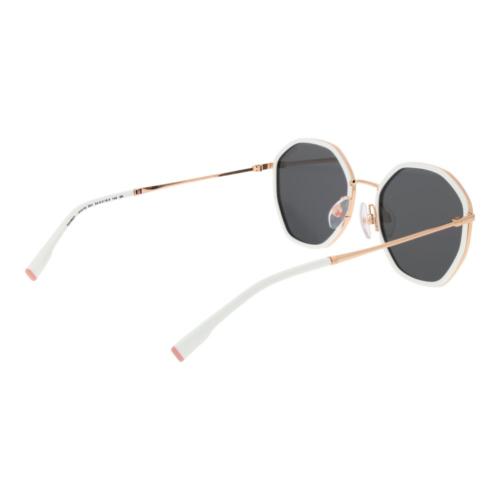 Ana Hickmann White Metal Sunglasses