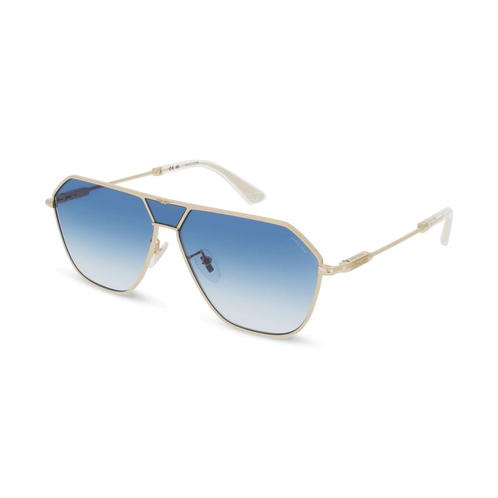 Police Gold Metal Sunglasses