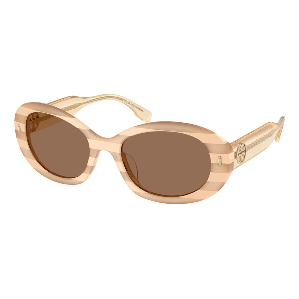 Tory Burch Brown Acetate Sunglasses