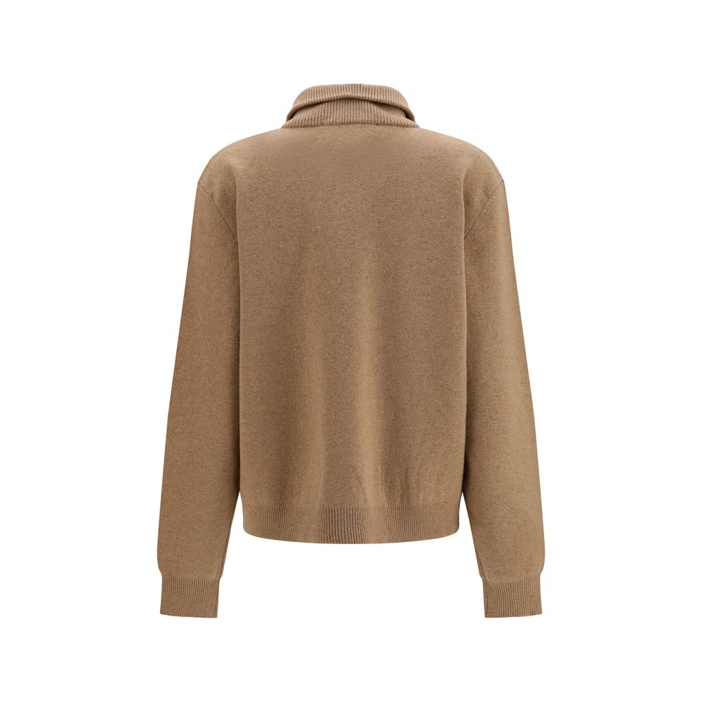 Rohe Beige Wool Oves Aries Polo Shirt