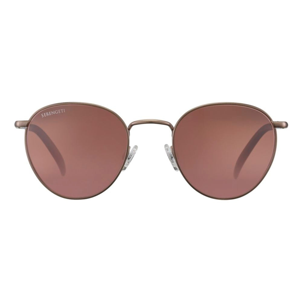 Serengeti Brown Metal Sunglasses