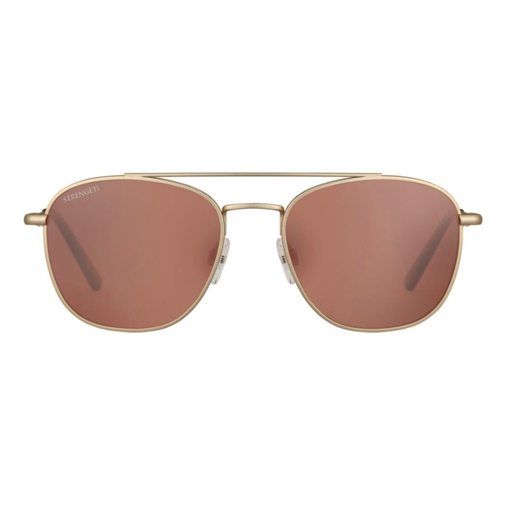 Serengeti Gold Plastic Sunglasses