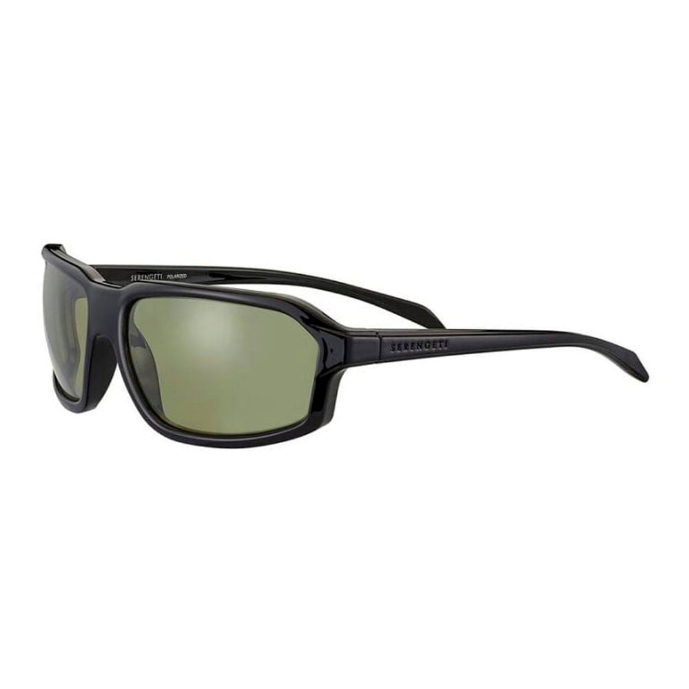 Serengeti Black Resin Sunglasses