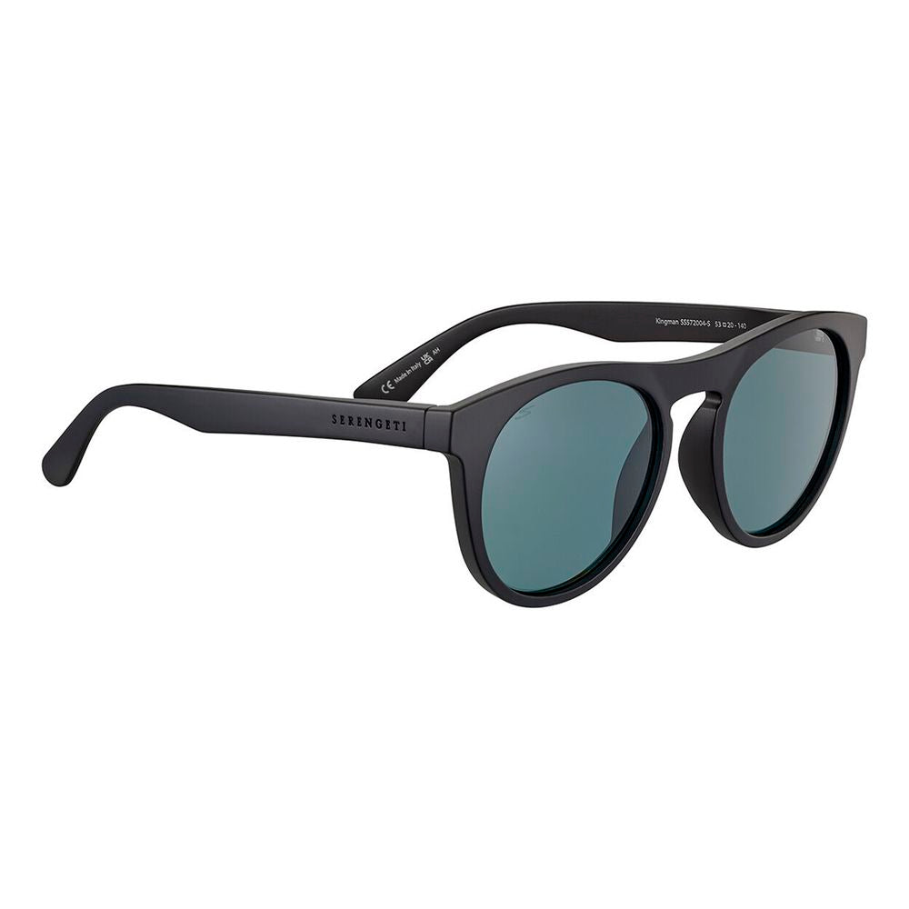 Serengeti Black Resin Sunglasses