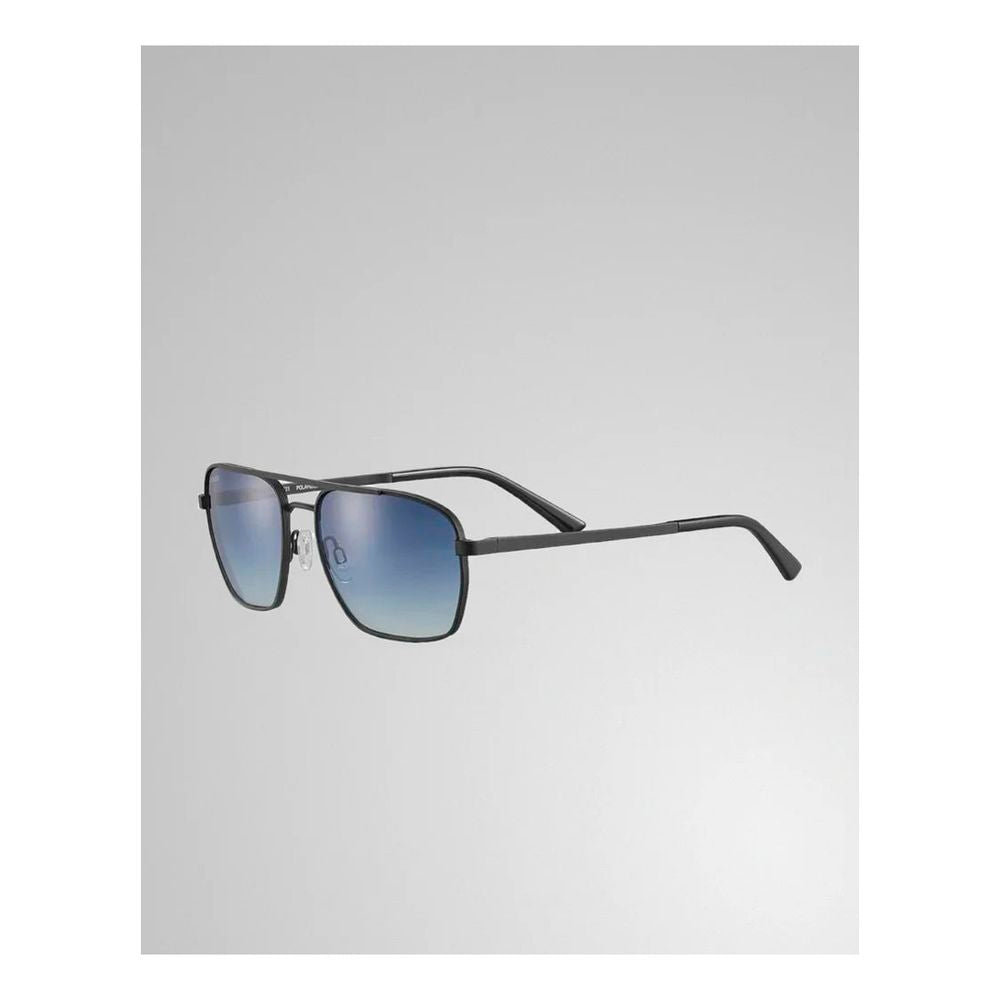 Serengeti Black Metal Sunglasses