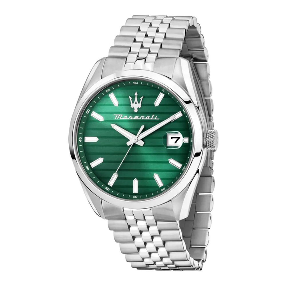 Maserati Gray Stainless Steel Dress Watch