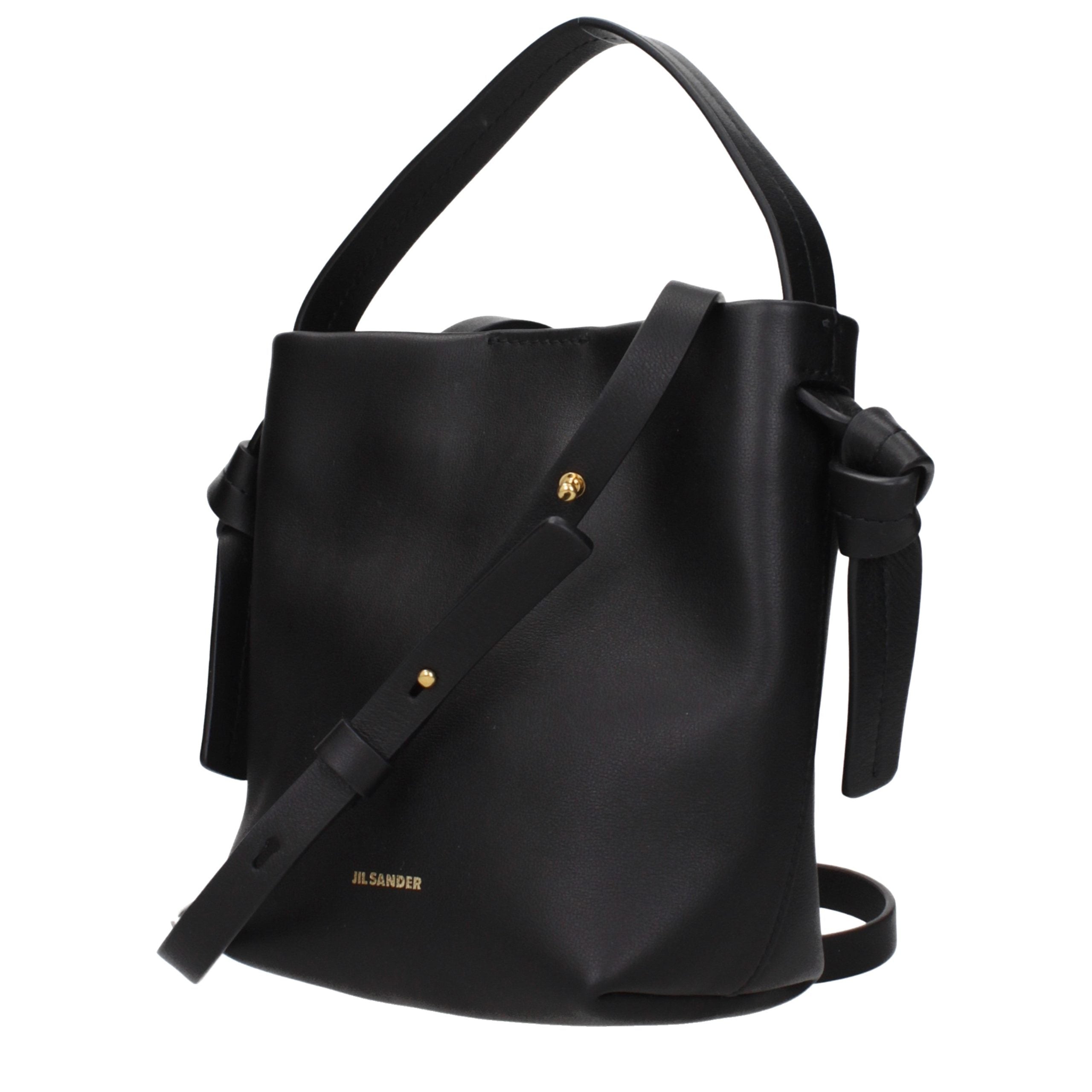 Jil Sander Black Leather Handbag – OFANDI