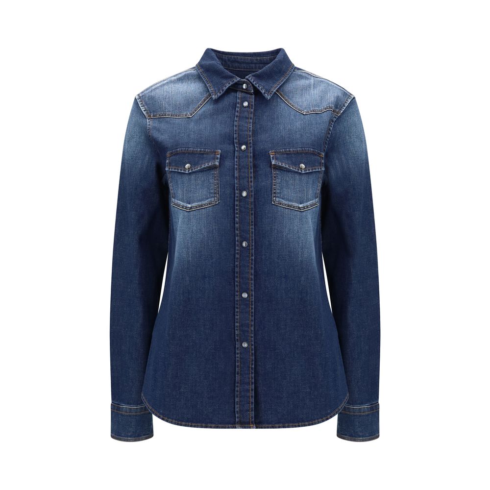 Jacob Cohen Blue Denim Shirt