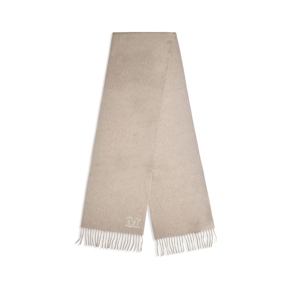 Max Mara Beige Cashmere Scarf