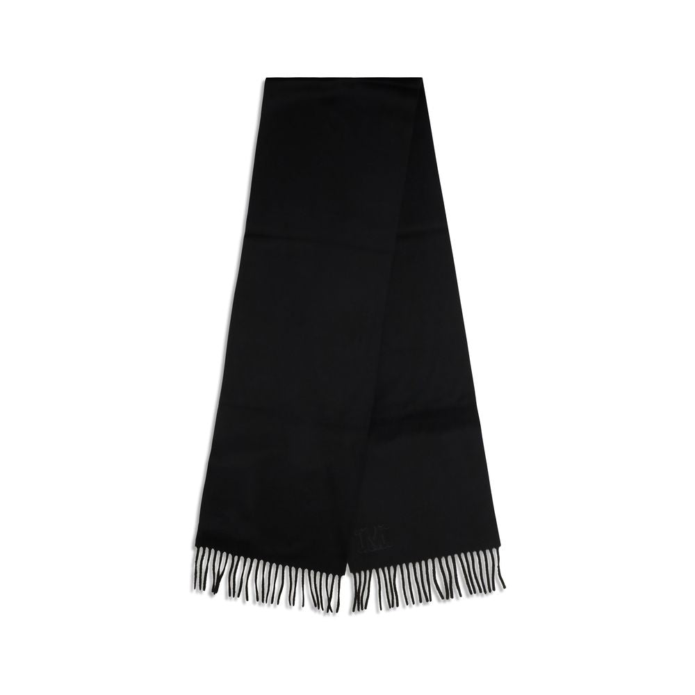 Max Mara Black Cashmere Scarf