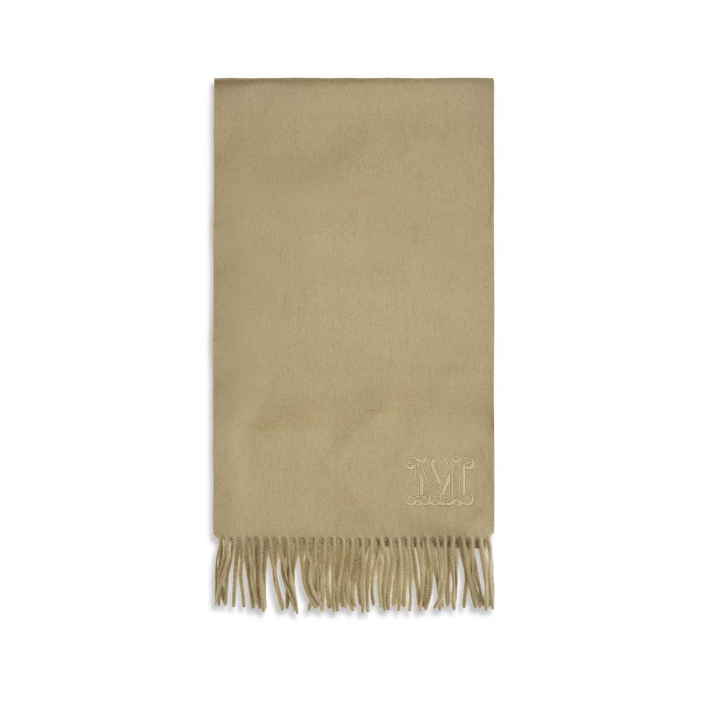 Max Mara Beige Cashmere Scarf
