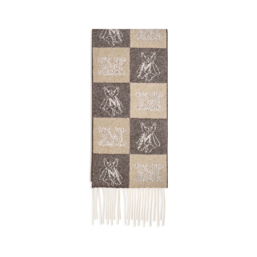 Max Mara Beige Cashmere Scarf