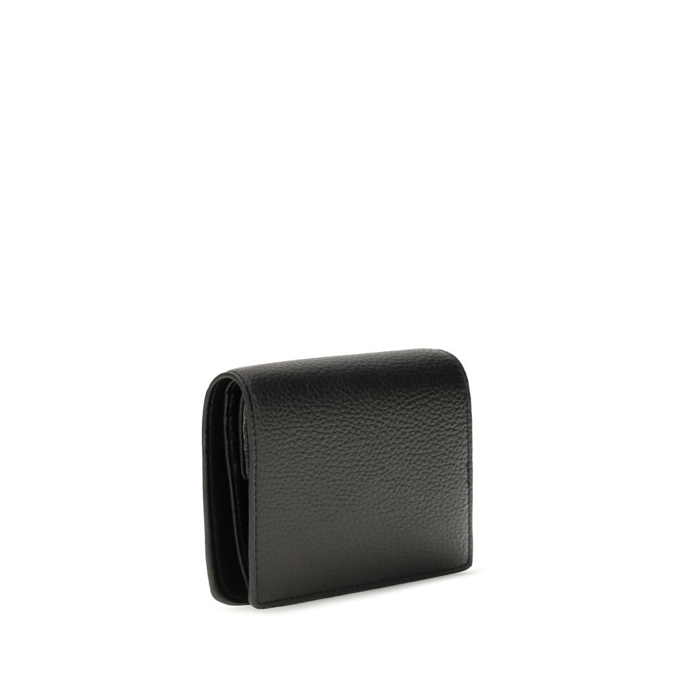 Vivienne Westwood Black Calf Leather Bos Taurus Wallet