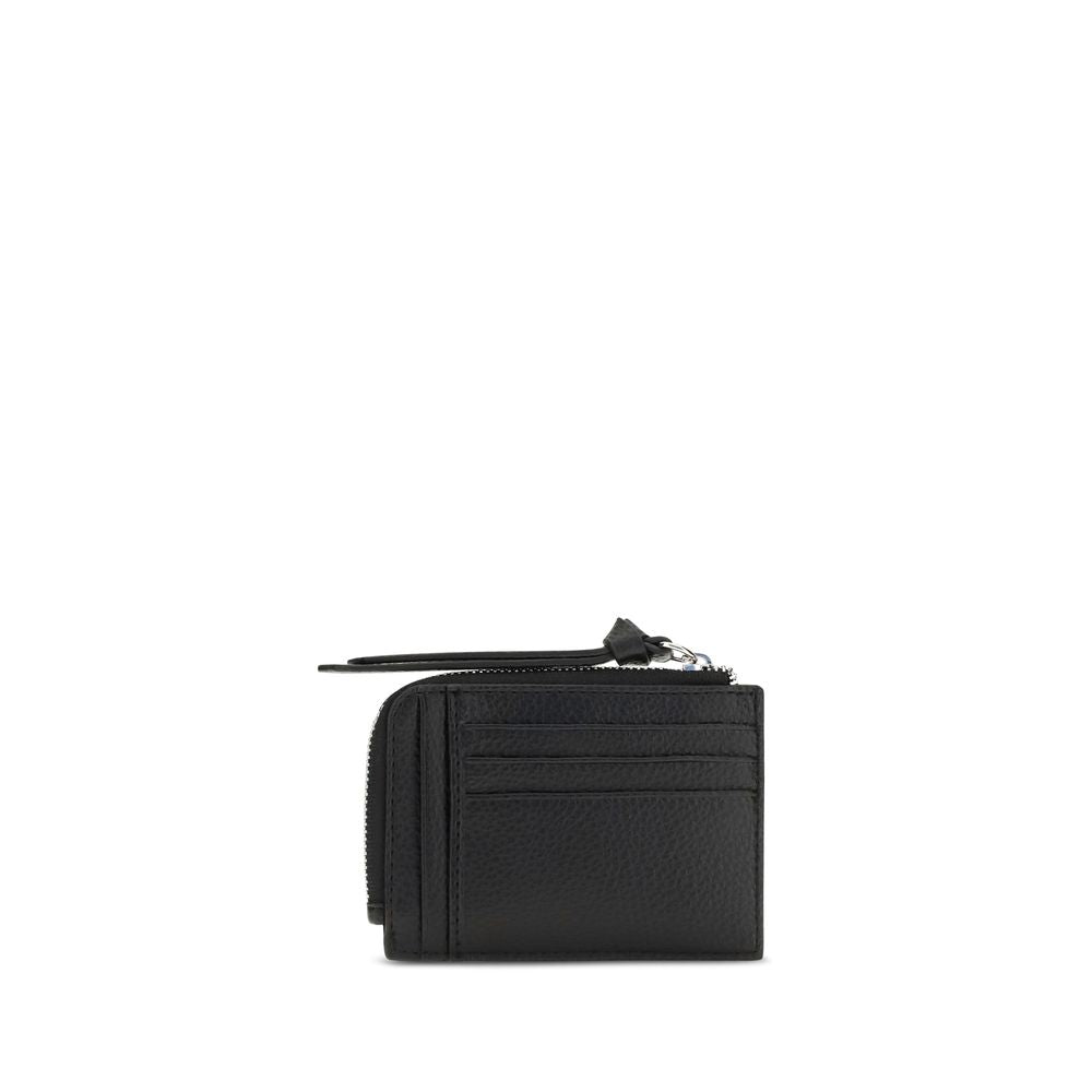Vivienne Westwood Black Calf Leather Bos Taurus Wallet