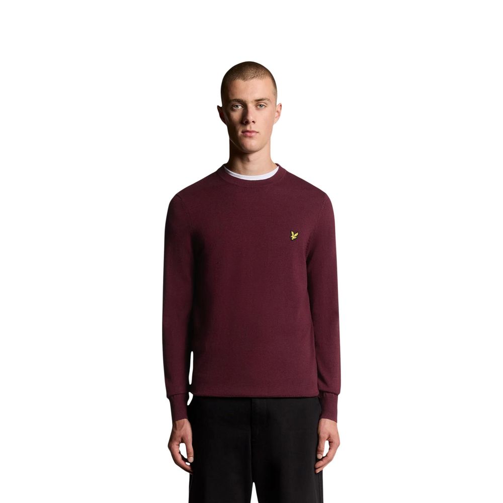 Lyle & Scott Bordeaux Cotton Sweatshirt